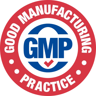 Horsewood GMP-certified manufacturing badge