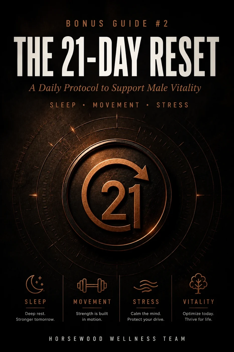 Horsewood bonus guide 2: The 21-Day Reset, a daily protocol for sleep, movement and stress