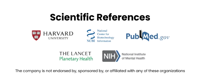 Research institutions cited by the Horsewood manufacturer, with the manufacturer's own non-endorsement note